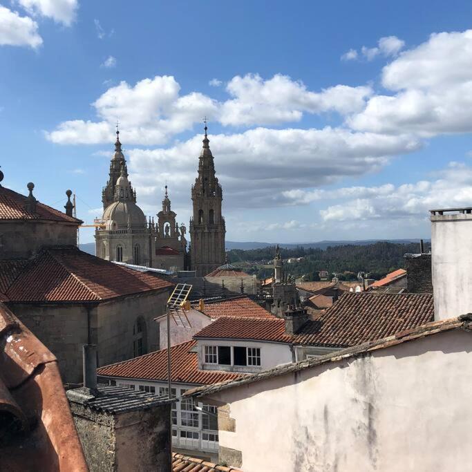 Atico Casco Antiguo En Plaza Cervantes Сантьяго-де-Компостела Экстерьер фото